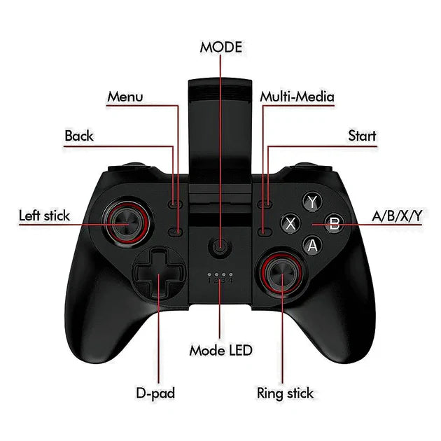 PrexoPlay – Wireless Bluetooth Game Controller