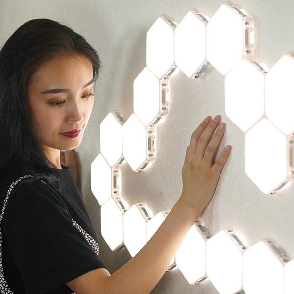 Hexagon Modular Touch Lights – Shape Your Glow