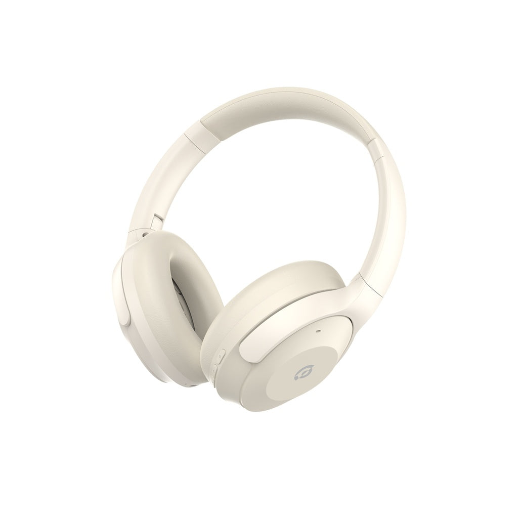 Powerology Hybrid ANC Headphone - Cream