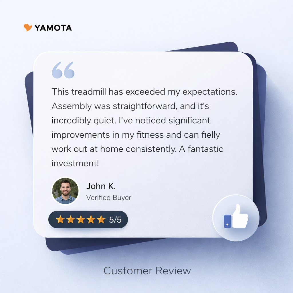 Yamota Foldable Home Use Treadmill