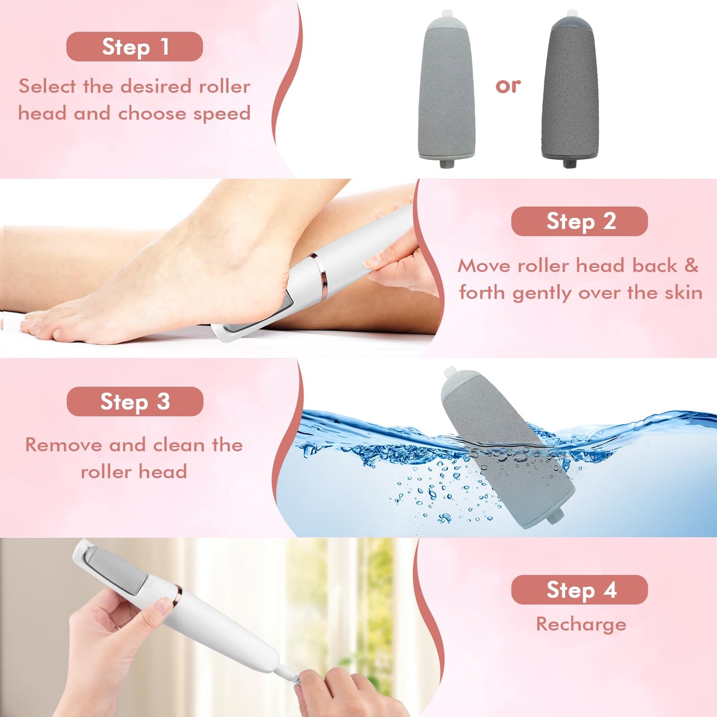 SoleRenew™ – Electric Callus Remover & Foot Care Wand
