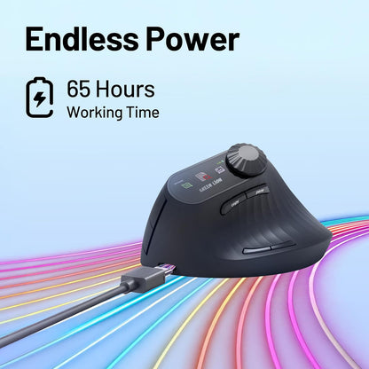 Green Lion Smart OLED Vertical Mouse