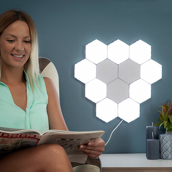 Hexagon Modular Touch Lights – Shape Your Glow