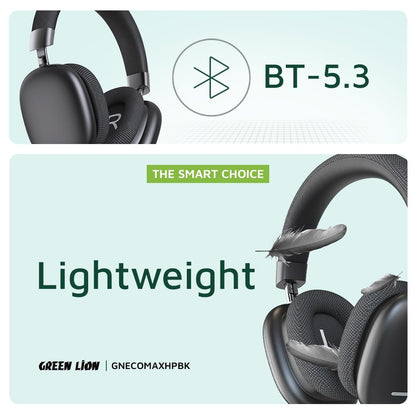 Green Lion Echo Max Headphones - Black