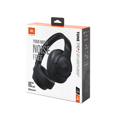JBL TUNE 770NC – Adaptive Noise-Cancelling Over-Ear Headphones (Black)