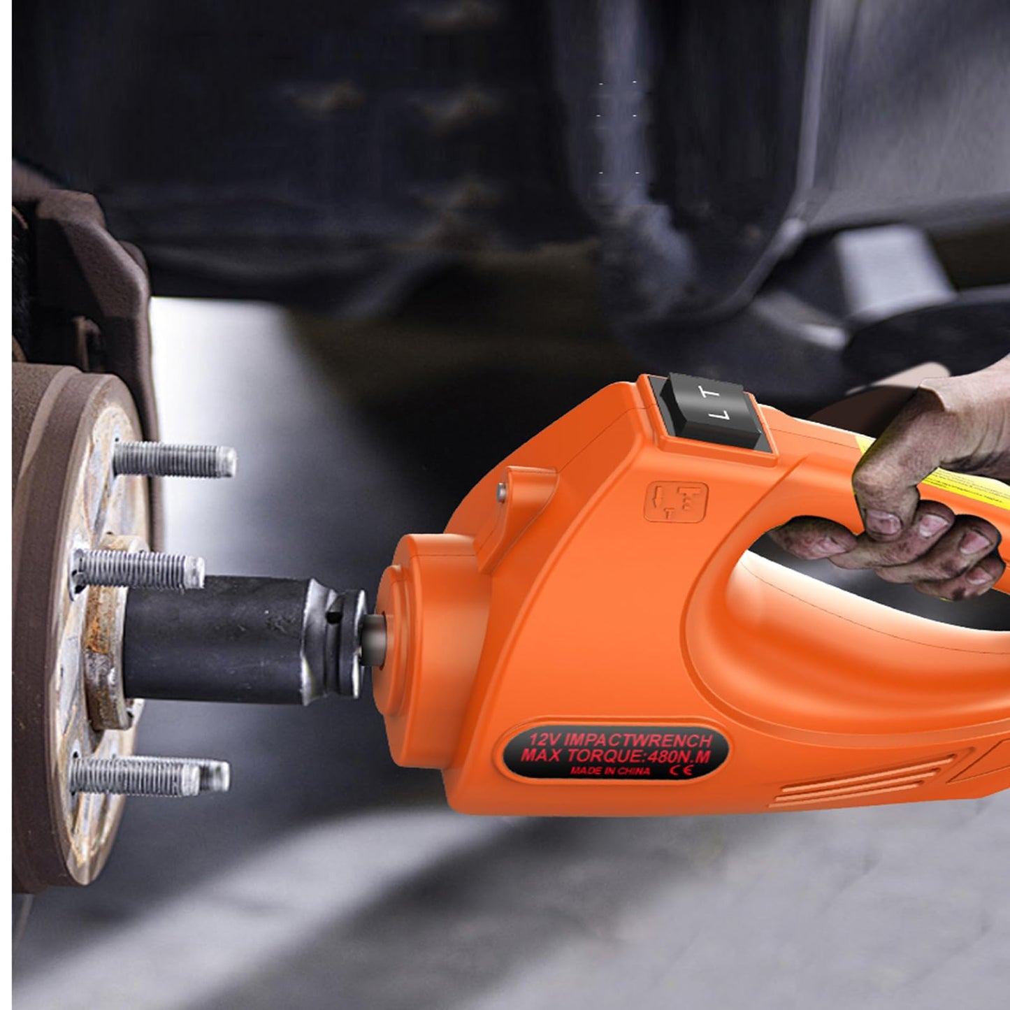 Electric Car Jack Kit 5-Ton — 12V Roadside Emergency Tool