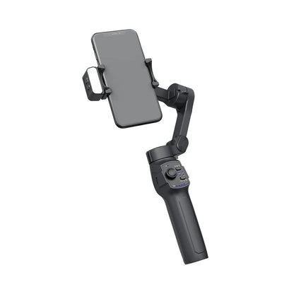 Porodo 3‑Axis Gimbal Stabilizer with Magnetic Fill Light