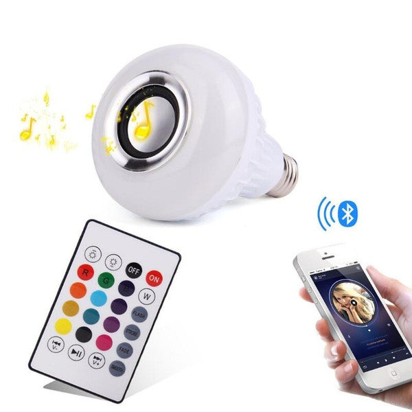 🪄 Magic Speaker Bulb – Light & Sound Combined