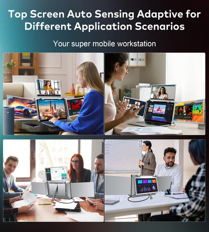 14" Quad Monitor Laptop Screen Extender