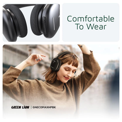 Green Lion Echo Max Headphones - Black