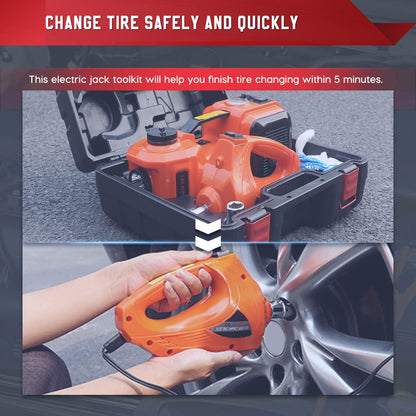 Electric Car Jack Kit 5-Ton — 12V Roadside Emergency Tool