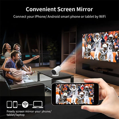 PrexoBeam Mini – Portable Smart Projector