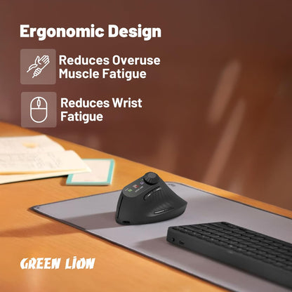 Green Lion Smart OLED Vertical Mouse