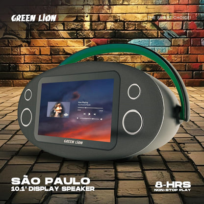Green Lion São Paulo Portable Touch Display Speaker