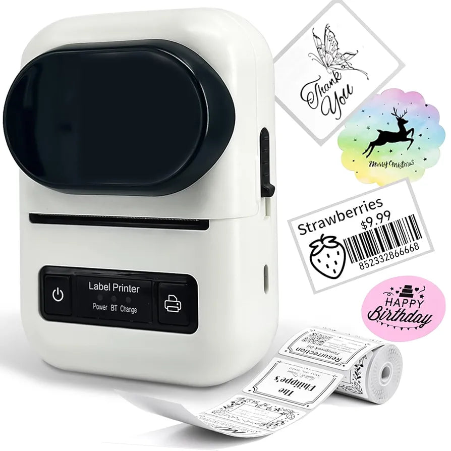 Portable Bluetooth Thermal Label Maker/Printer (15–58 mm)