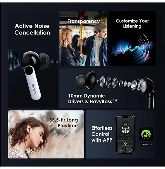 Oraimo FreePods 4 – ANC True Wireless Earbuds
