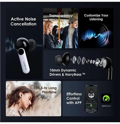Oraimo FreePods 4 – ANC True Wireless Earbuds