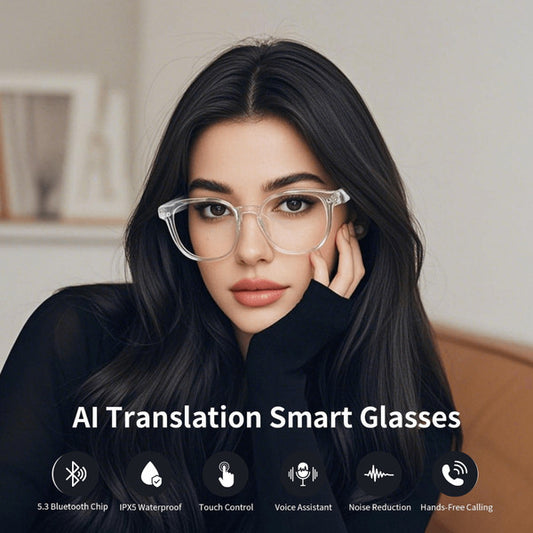 PrexoVision Translate™ – AI Smart Glasses with Real‑Time Translation