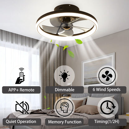 GlowBreeze - Smart LED Ceiling Light Fan