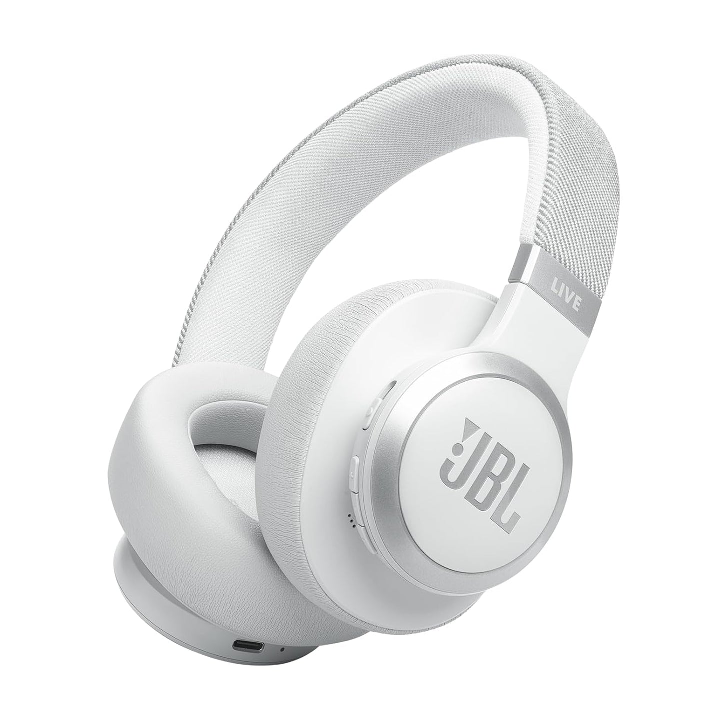 JBL Live 770NC Over-Ear Headphones (White)