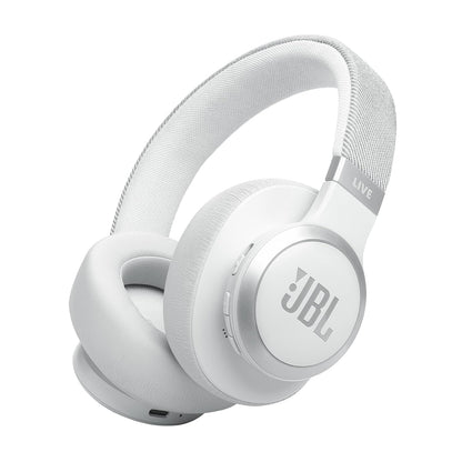 JBL Live 770NC Over-Ear Headphones (White)