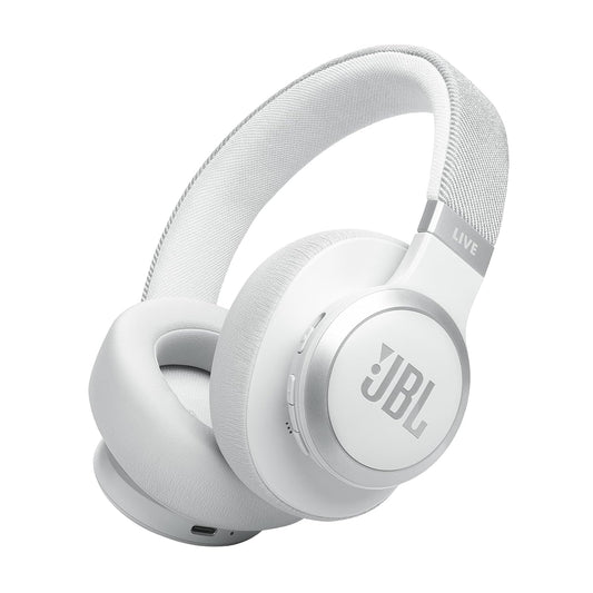 JBL Live 770NC Over-Ear Headphones (White)