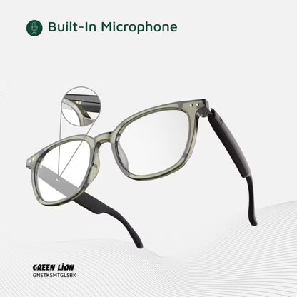 Green Lion Stockholm Smart Glasses – Black