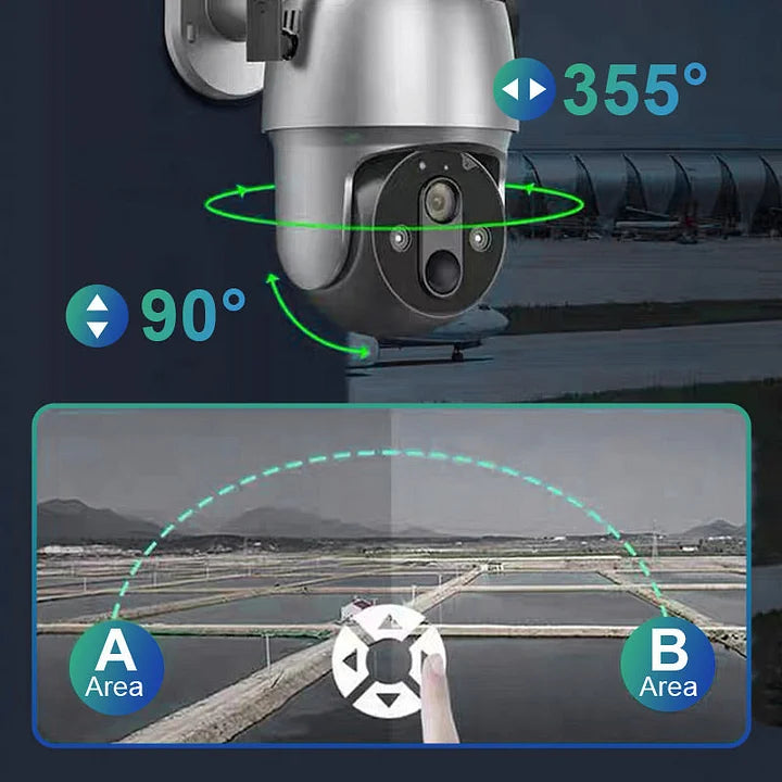 SolarSecure 360 – Full-Color Night Vision Security Camera