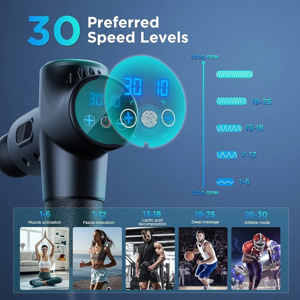 Drtec 6 Head Massage Gun