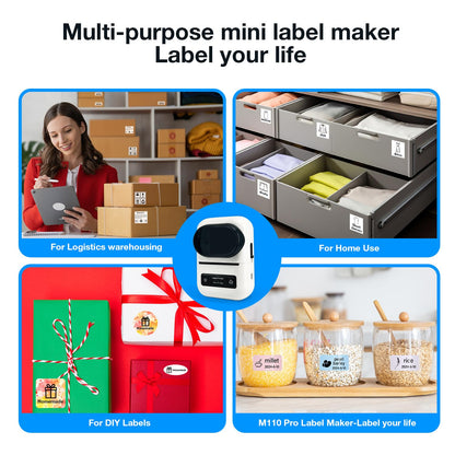 Portable Bluetooth Thermal Label Maker/Printer (15–58 mm)