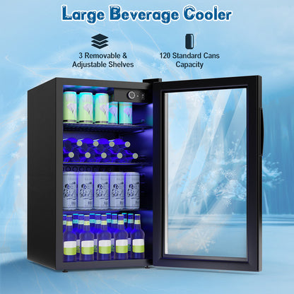 🧊 120-Can Mini Beverage Refrigerator