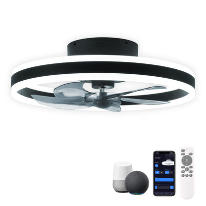GlowBreeze - Smart LED Ceiling Light Fan