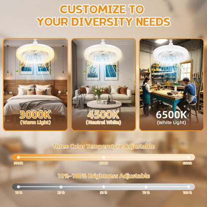 Airoluxe™ - Smart Ceiling Light Fan