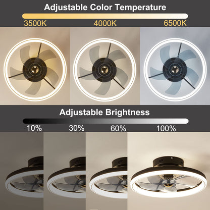 GlowBreeze - Smart LED Ceiling Light Fan