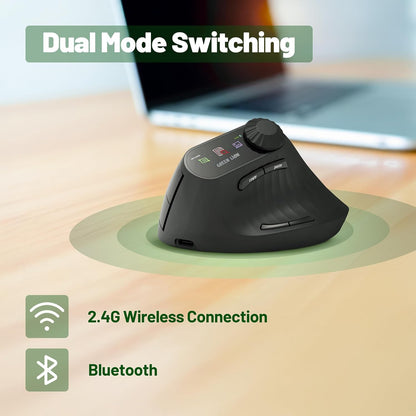 Green Lion Smart OLED Vertical Mouse