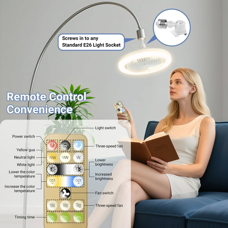 Airoluxe™ - Smart Ceiling Light Fan