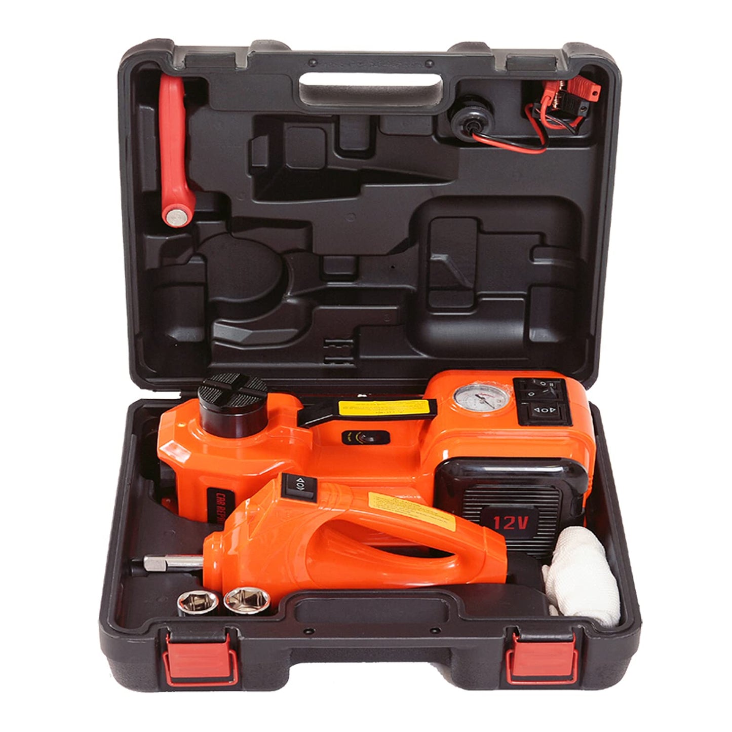 Electric Car Jack Kit 5-Ton — 12V Roadside Emergency Tool