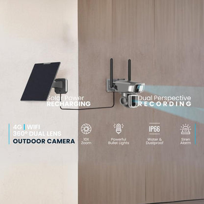 Powerology 360° Security Camera (Dual-Lens)