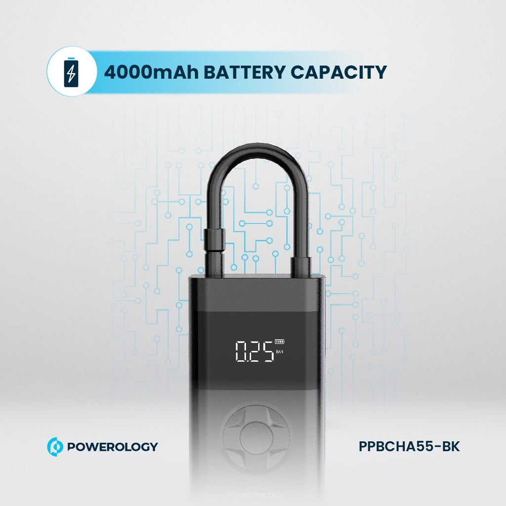 Powerology Ultra Portable Air Compressor Power Bank