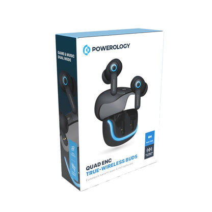 Powerology Quad Mic ENC TWS Earbuds