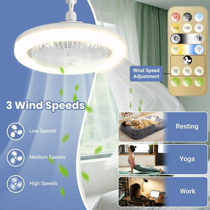 Airoluxe™ - Smart Ceiling Light Fan