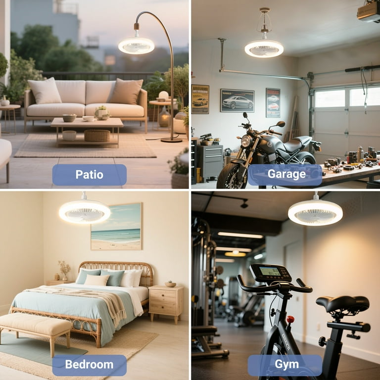 Airoluxe™ - Smart Ceiling Light Fan