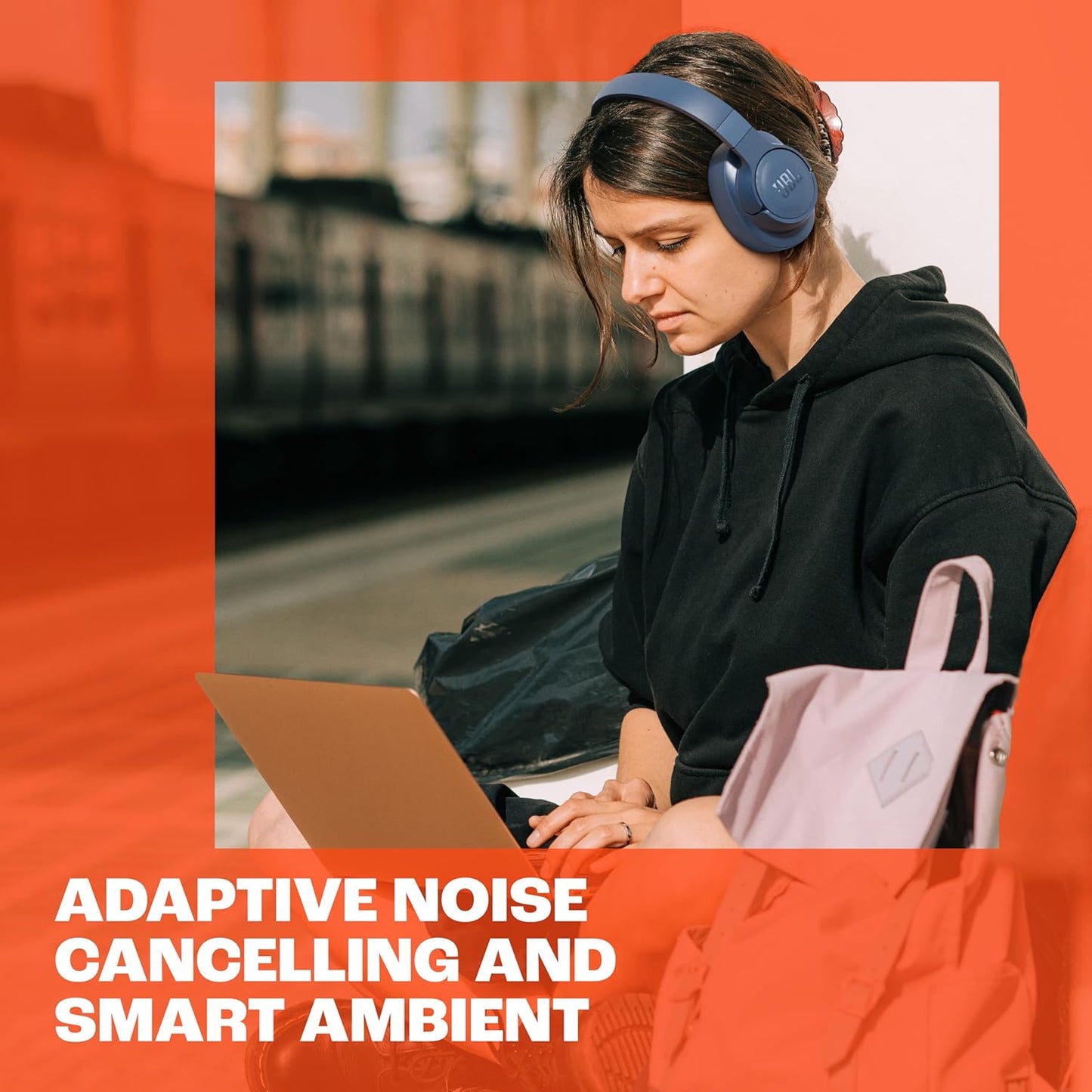 JBL TUNE 770NC – Adaptive Noise-Cancelling Over-Ear Headphones (Black)