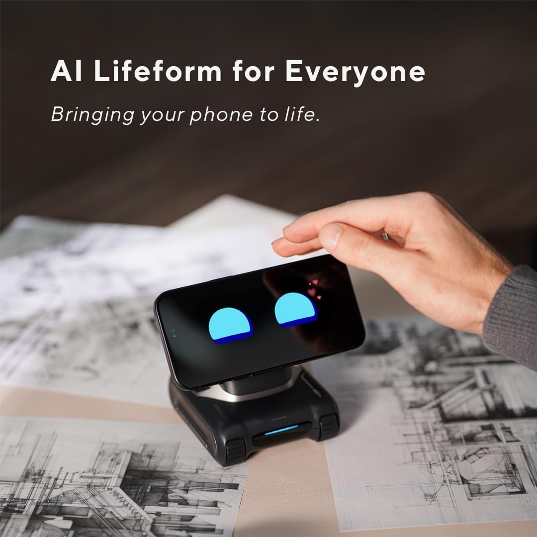 LOOI Robot – Space Black AI Desktop Companion