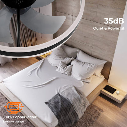 GlowBreeze - Smart LED Ceiling Light Fan