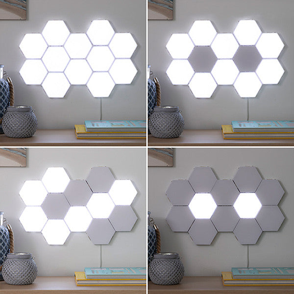 Hexagon Modular Touch Lights – Shape Your Glow