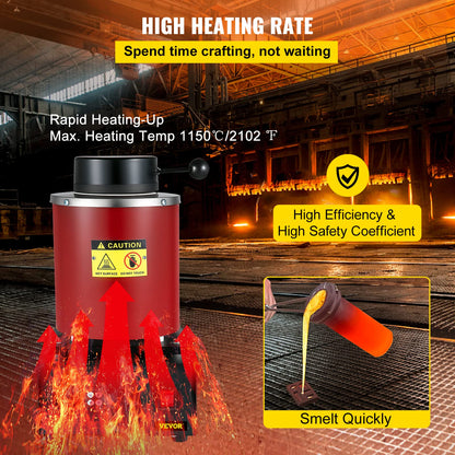High-Power Electric Metal Smelting Furnace